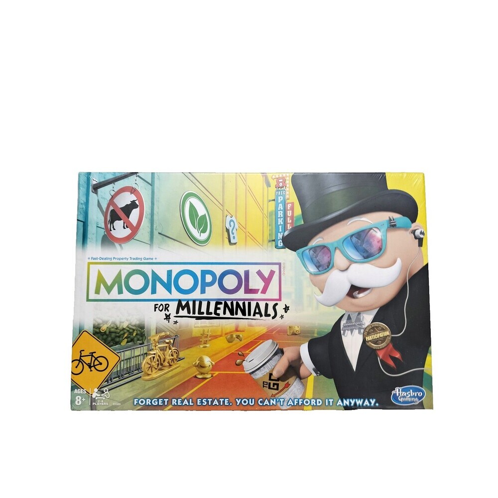 Hasbro MONOPOLY for Millennials Board Game - Brand New & Sealed